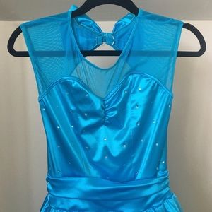 WEISSMAN blue bow costume